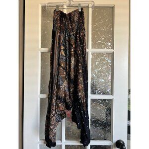 Bohemian High Waisted Stretchy Pants (Two Colors!) Sz Small